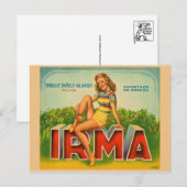 Briefkaart  Kratellabel (Voorkant / Achterkant)