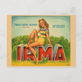 Briefkaart  Kratellabel (Voorkant)