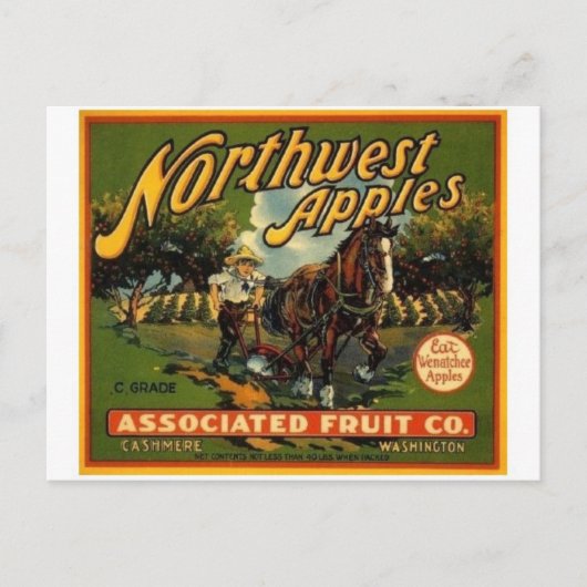 Briefkaart  Kratellabel (Voorkant)