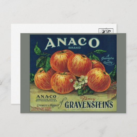 Briefkaart  Kratellabel (Voorkant / Achterkant)