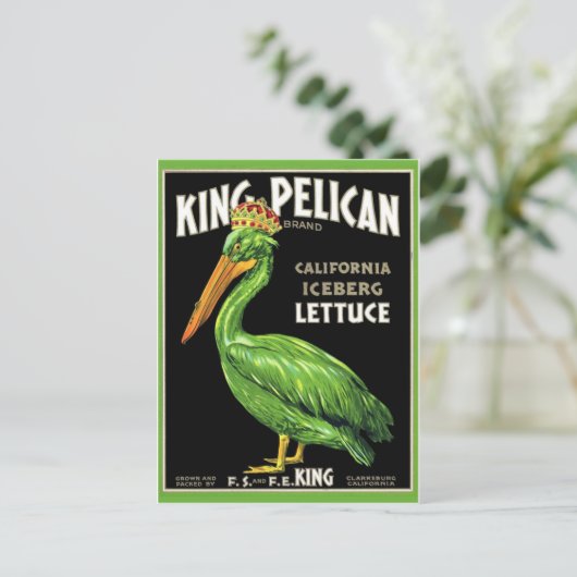 Briefkaart  Kratellabel (Staand voorkant)