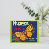 Briefkaart  Kratellabel (Staand voorkant)