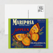 Briefkaart  Kratellabel (Voorkant / Achterkant)