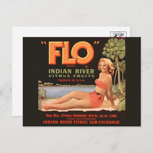 Briefkaart  Kratellabel (Voorkant / Achterkant)