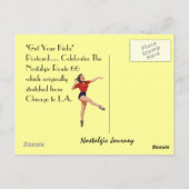 Briefkaart krijgt Uw Kikken op Route 66 Adverteren (Achterkant)