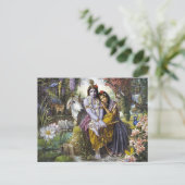 Briefkaart Krishna en Radha (Staand voorkant)