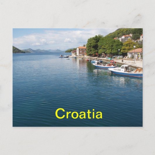 Briefkaart Kroatië (Voorkant)