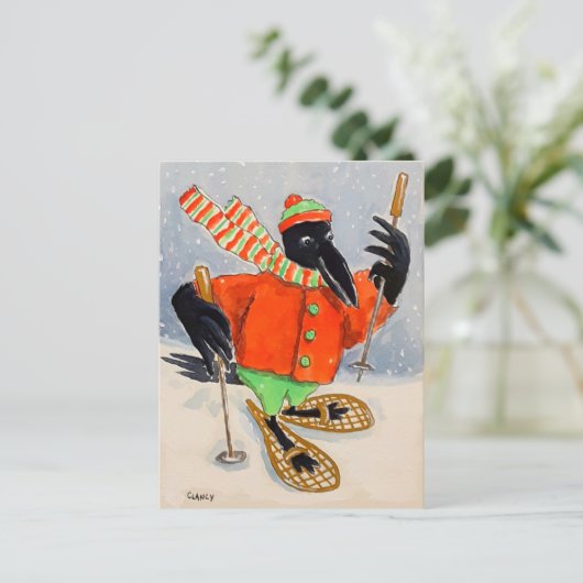 Briefkaart kruisschoenen (Staand voorkant)