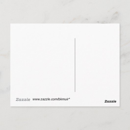 Briefkaart - Ksmische entiteit (Achterkant)