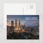 Briefkaart Kuala Lumpur (Voorkant / Achterkant)