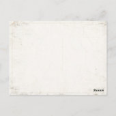 Briefkaart Kunst met een mooi zigeunermeisje (Achterkant)