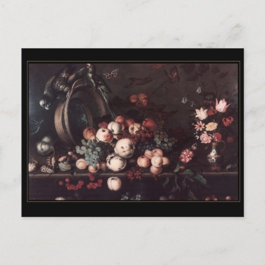 Briefkaart Kunst Stilleven Bloemen (Voorkant)