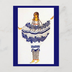 Briefkaart-kunst van Mode-Bakst 15 Briefkaart