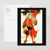 Briefkaart-kunst van Mode-Bakst 18 Briefkaart (Voorkant / Achterkant)