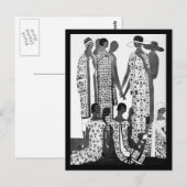 Briefkaart-kunst van Mode-Bakst 28 Briefkaart (Voorkant / Achterkant)