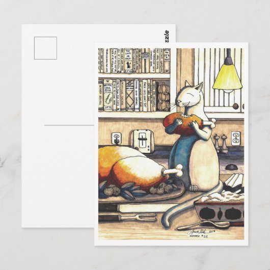 Briefkaart: Kunststoffen in de keuken Briefkaart (Voorkant / Achterkant)