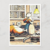 Briefkaart: Kunststoffen in de keuken Briefkaart (Voorkant)