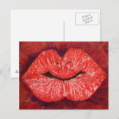 briefkaart kus & libs (Voorkant / Achterkant)