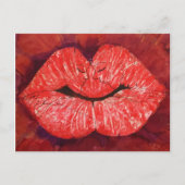 briefkaart kus & libs (Voorkant)