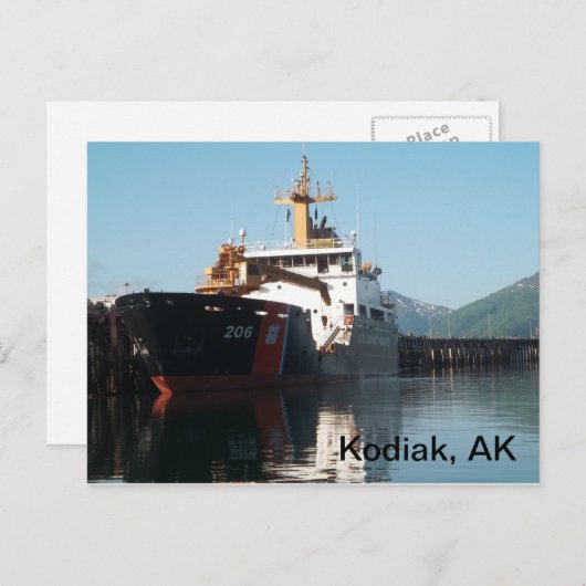 Briefkaart kustvaart (Voorkant / Achterkant)