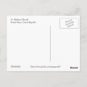 Briefkaart Kutná Hora (Achterkant)