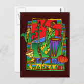 Briefkaart Kwanzaa (Voorkant / Achterkant)