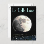 Briefkaart La Bella Luna (Voorkant / Achterkant)