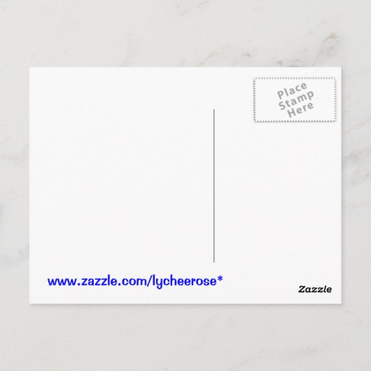 Briefkaart La Bella Luna (Achterkant)