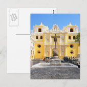 Briefkaart La Merced Church, Antigua, Guatemala (Voorkant / Achterkant)