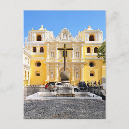 Briefkaart La Merced Church, Antigua, Guatemala (Voorkant)