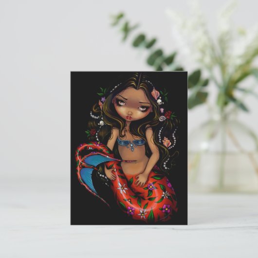 briefkaart "La Sirena" (Staand voorkant)