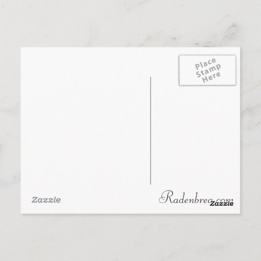 Briefkaart  label (Achterkant)