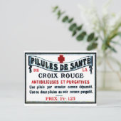 Briefkaart label rouge (Staand voorkant)