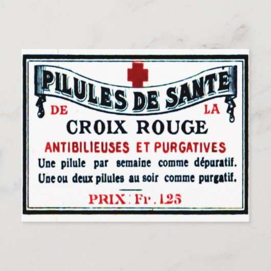 Briefkaart label rouge (Voorkant)