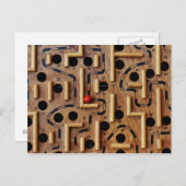 Briefkaart labyrint (Voorkant / Achterkant)