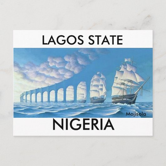 Briefkaart - LAGOS STAAT (Voorkant)