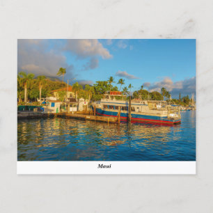 Briefkaart Lahaina Harbour