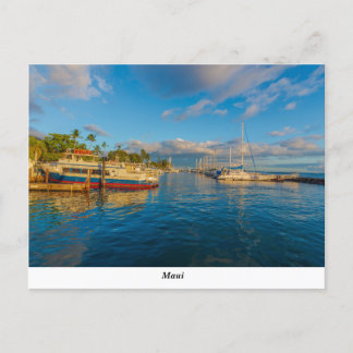 Briefkaart Lahaina Harbour