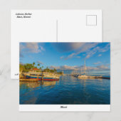 Briefkaart Lahaina Harbour (Voorkant / Achterkant)