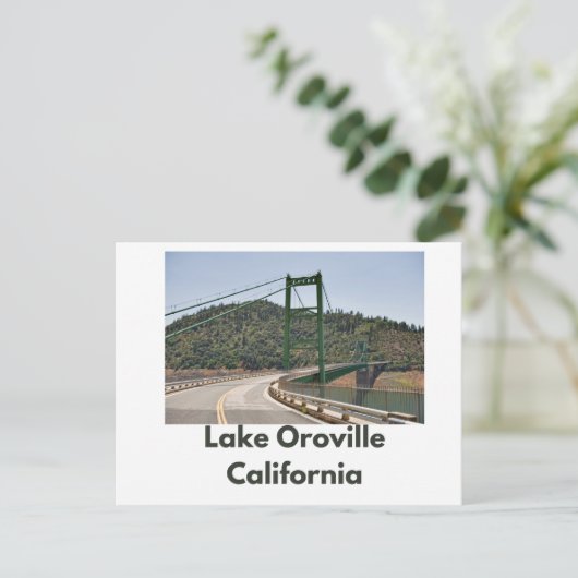 Briefkaart Lake Oroville (Staand voorkant)