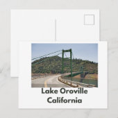 Briefkaart Lake Oroville (Voorkant / Achterkant)