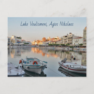 Briefkaart Lake Voulismeni Agios Nikolaos