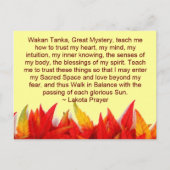 briefkaart lakota gebed (Voorkant)