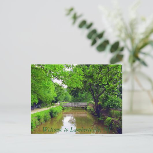 Briefkaart Lambertville (Staand voorkant)