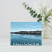 Briefkaart Lambertville (Staand voorkant)