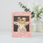 briefkaart lammeren (Staand voorkant)