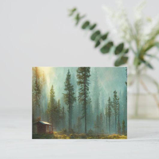 Briefkaart landschap (Staand voorkant)