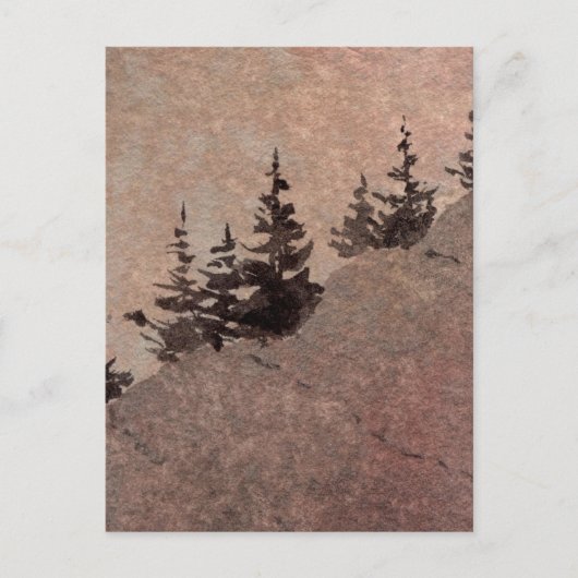 briefkaart Landwegen "Dusk #2" (Voorkant)