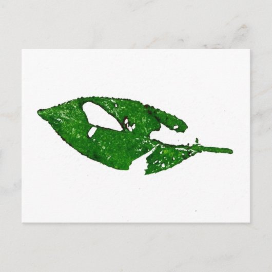 briefkaart Landwegen in september Leaf #1 (Voorkant)