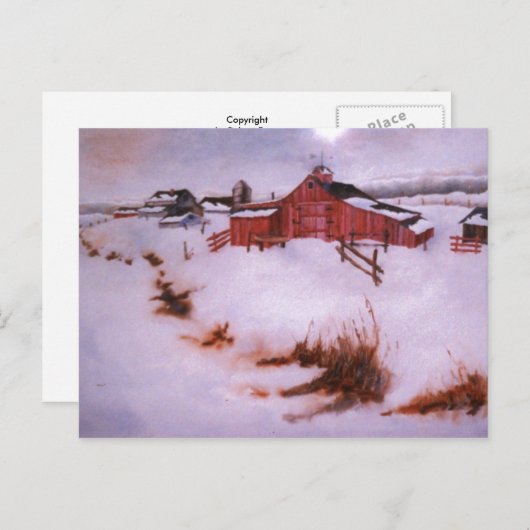 briefkaart Landwegen tussen zussen (Voorkant / Achterkant)